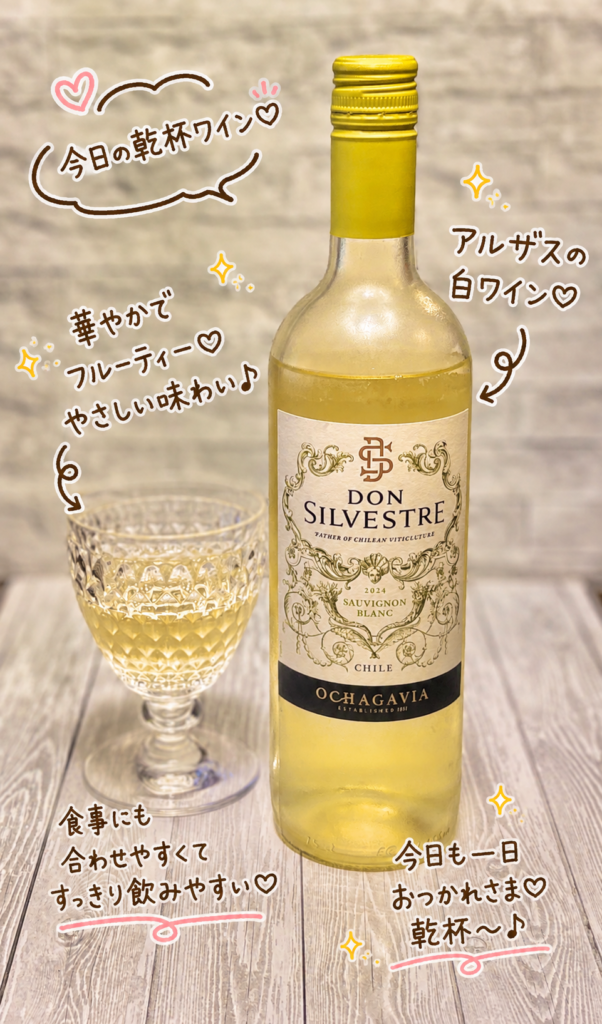 ドン・シルヴェストレ ソーヴィニヨン・ブラン2024｜チリ・オチャガビアの爽やかな白ワインと家庭料理のペアリング